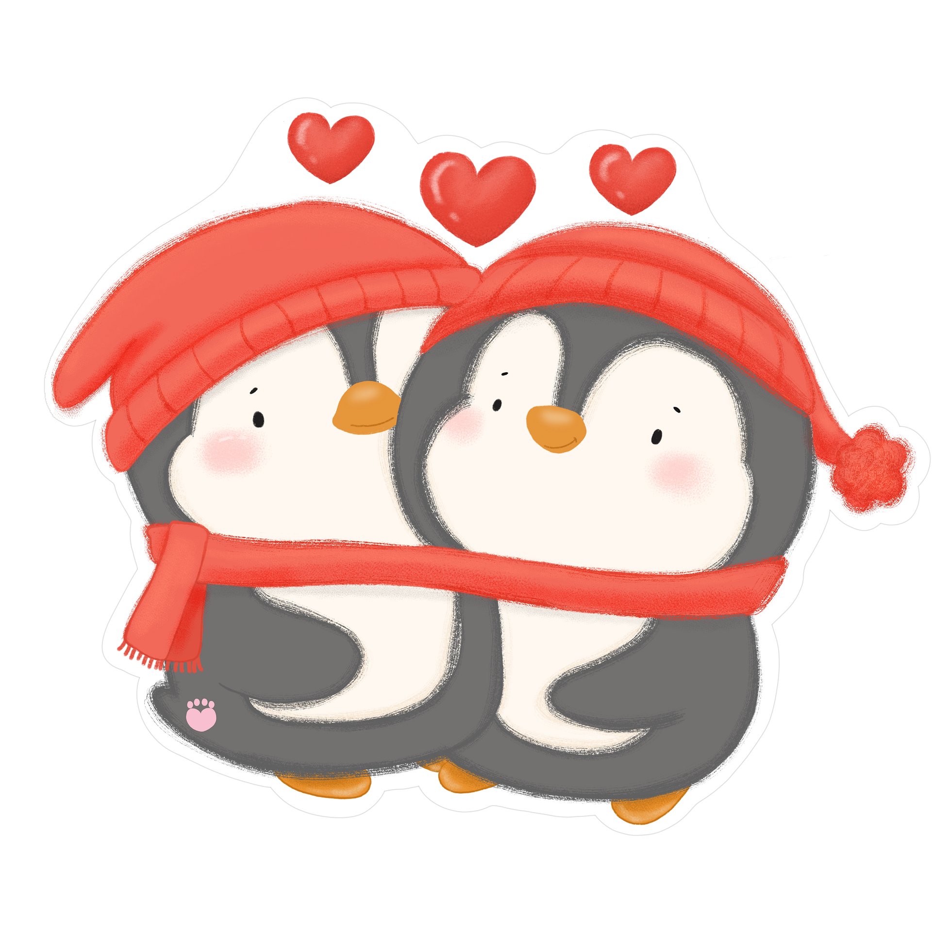 Cozy Penguin Sticker product image (1)