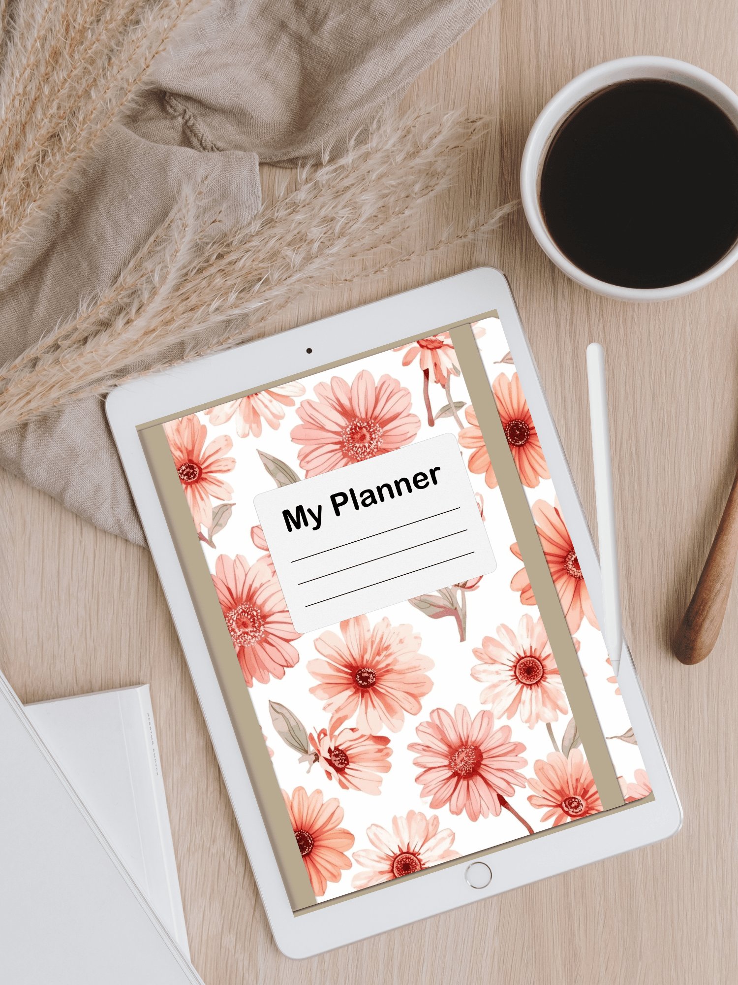 Faith‑Inspired Digital Planner for Everyday Organization (Pink Floral Edition) product image (1)