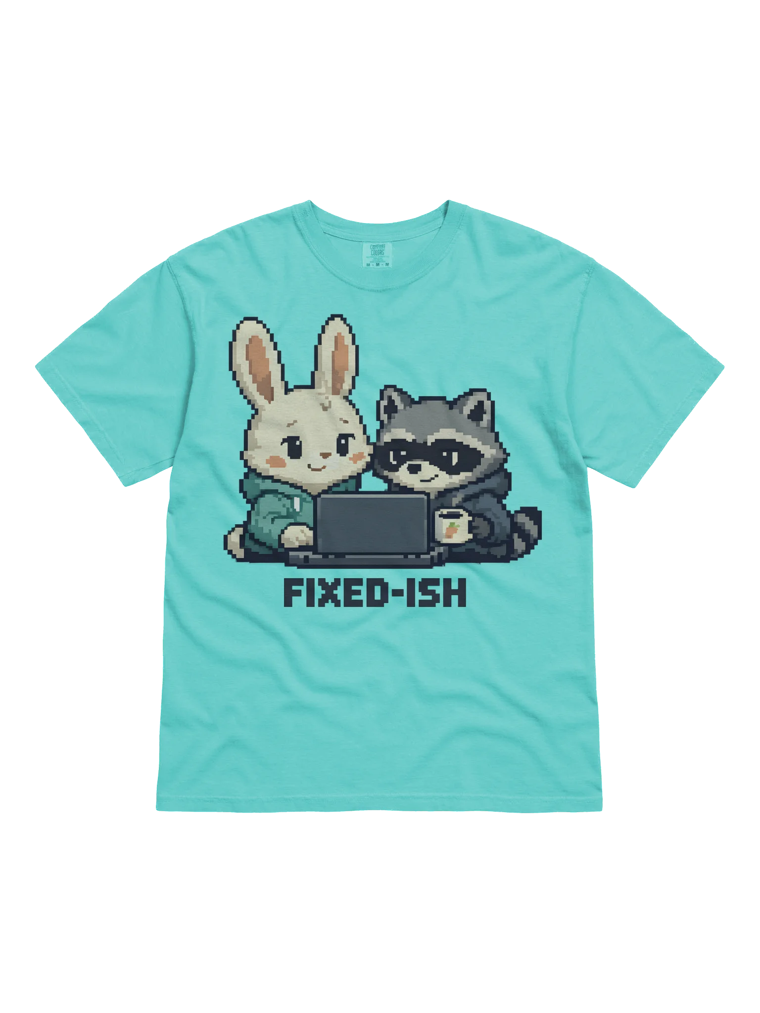 Fixed-ish Rabbit & Raccoon T-Shirt product image (1)