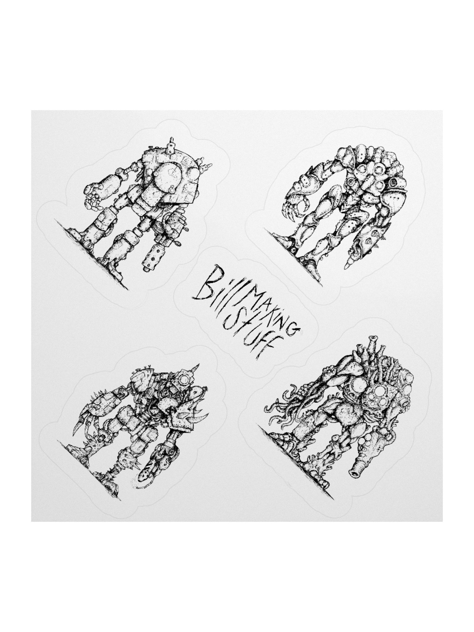 Bill Making Stuff Vinyl Sticker Set 2 product image (1)