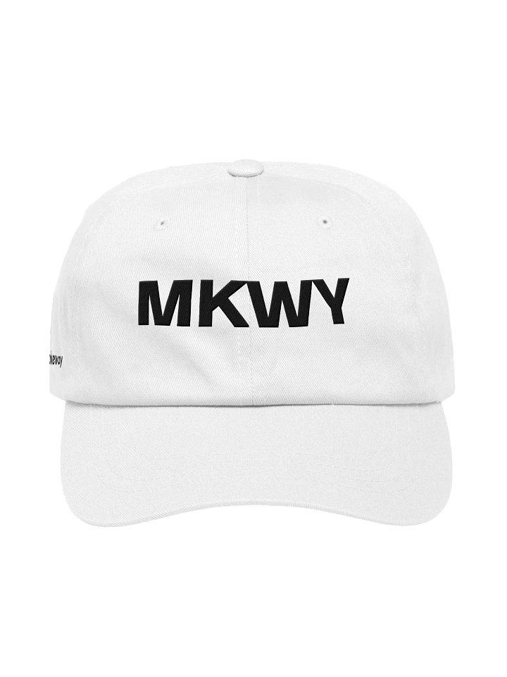 MKWY Classic Dad Hat: White product image (1)