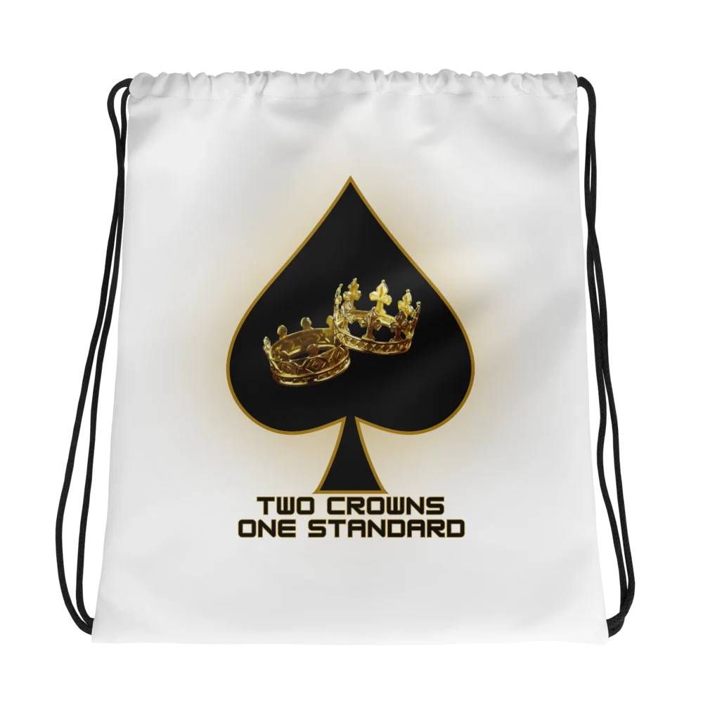 Royal Spade All-Over Drawstring Bag product image (1)