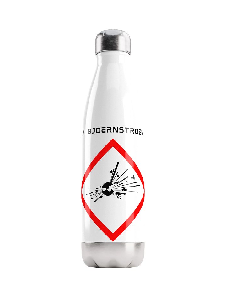 Explosive Stainless Steel Water Bottle White product image (1)