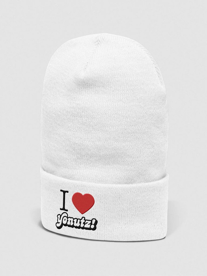 I ❤️ Yonutz Beanie White product image (2)