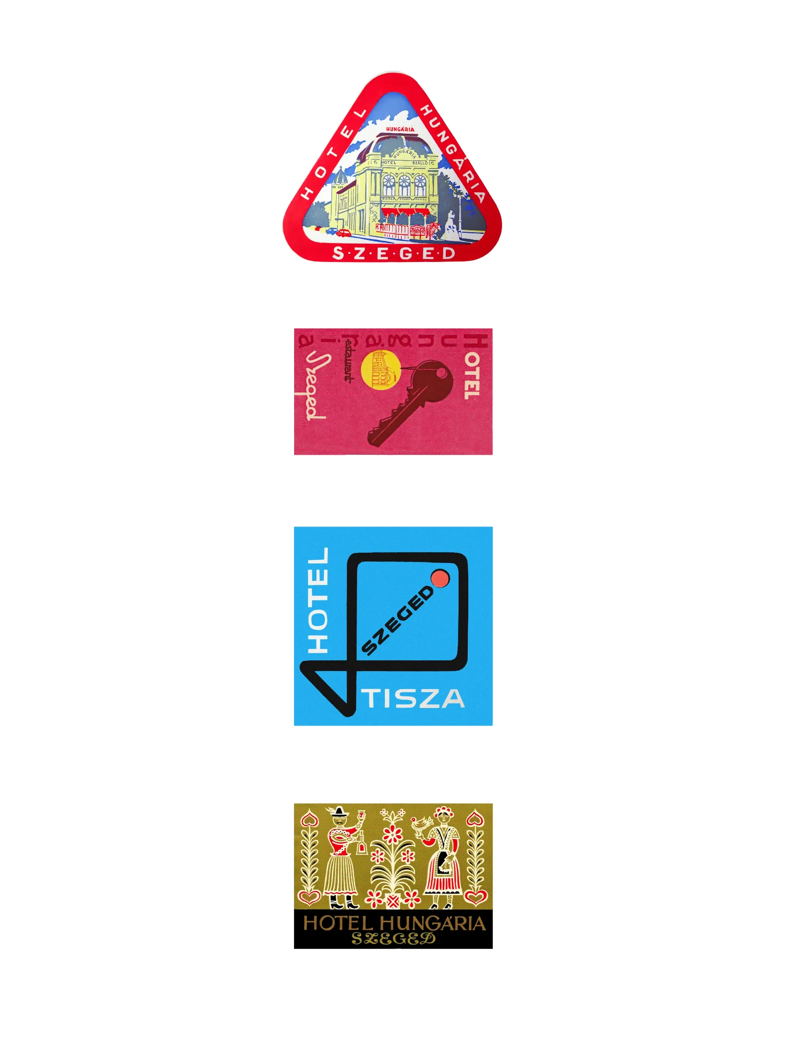 Szeged Hotel Stickers product image (3)