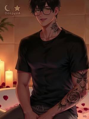 Go relax, I drew you a hot bath with your favorite book. #deepvoice #boyfriendasmr #voiceactor #roleplayasmr #deepyva