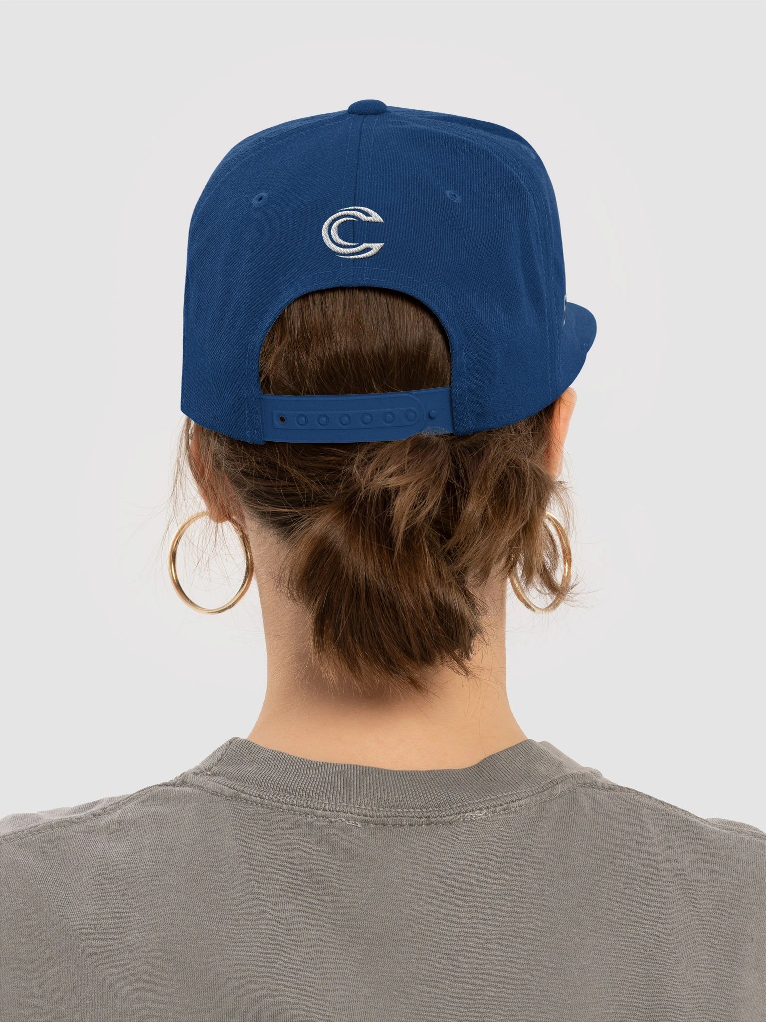 Cocoa Crusty CCOG Flatbill - White/Royal on Royal product image (7)