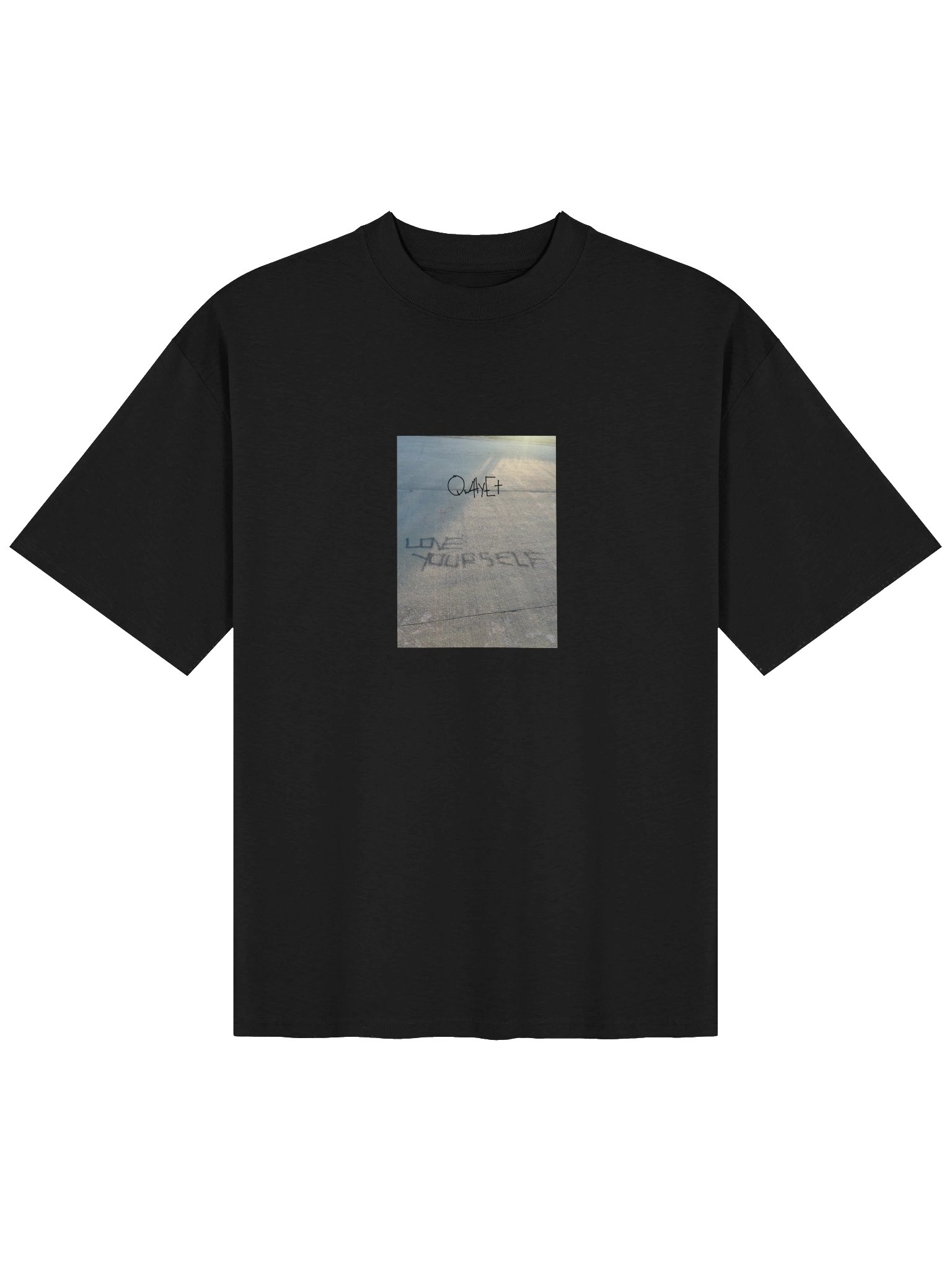 QWHYET LOVE YOURSELF oversized Tee product image (1)