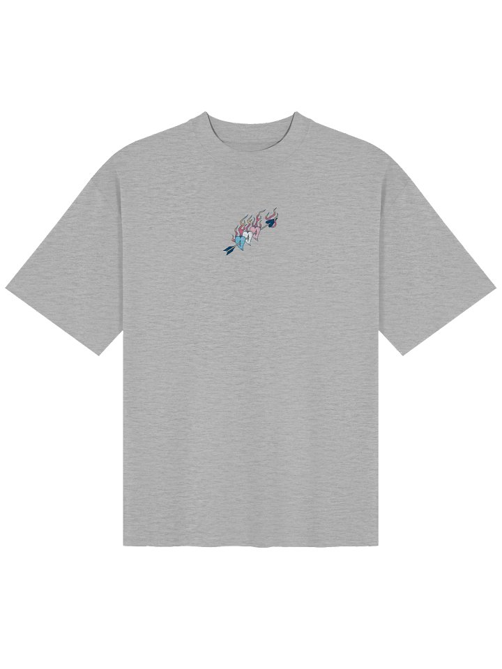 Trans Pride Hearts Boxy Tee product image (1)