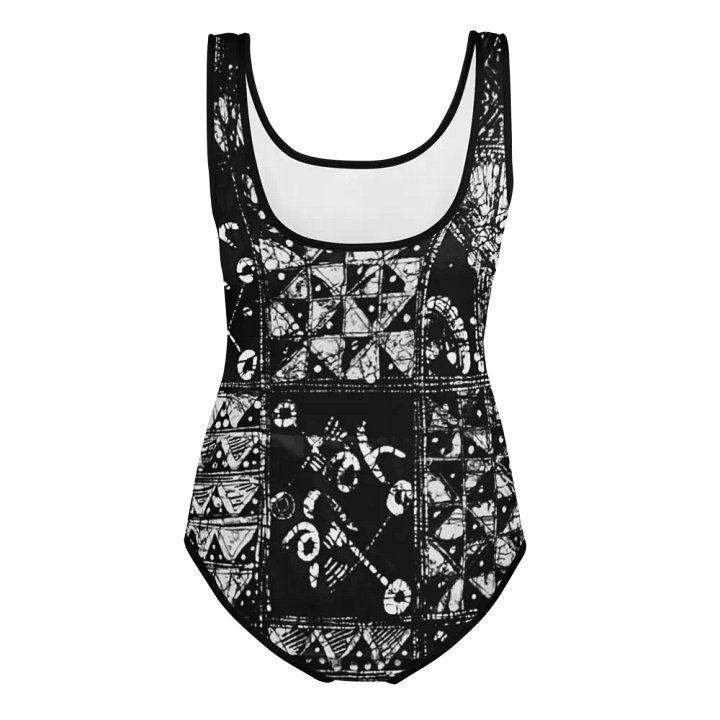 Black and White Unity African Print Swimsuit product image (2)