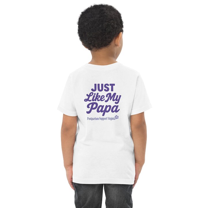 Just Like My Papa Toddler Tshirt product image (2)