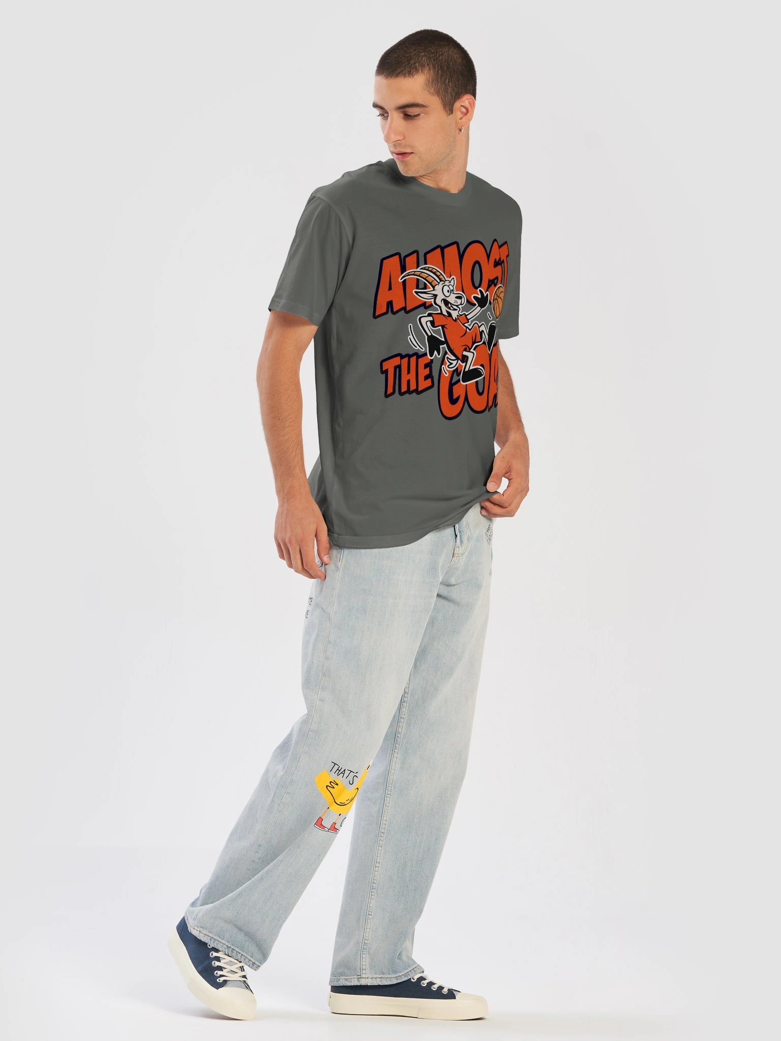 "Almost the GOAT" Unisex Premium Tee product image (5)