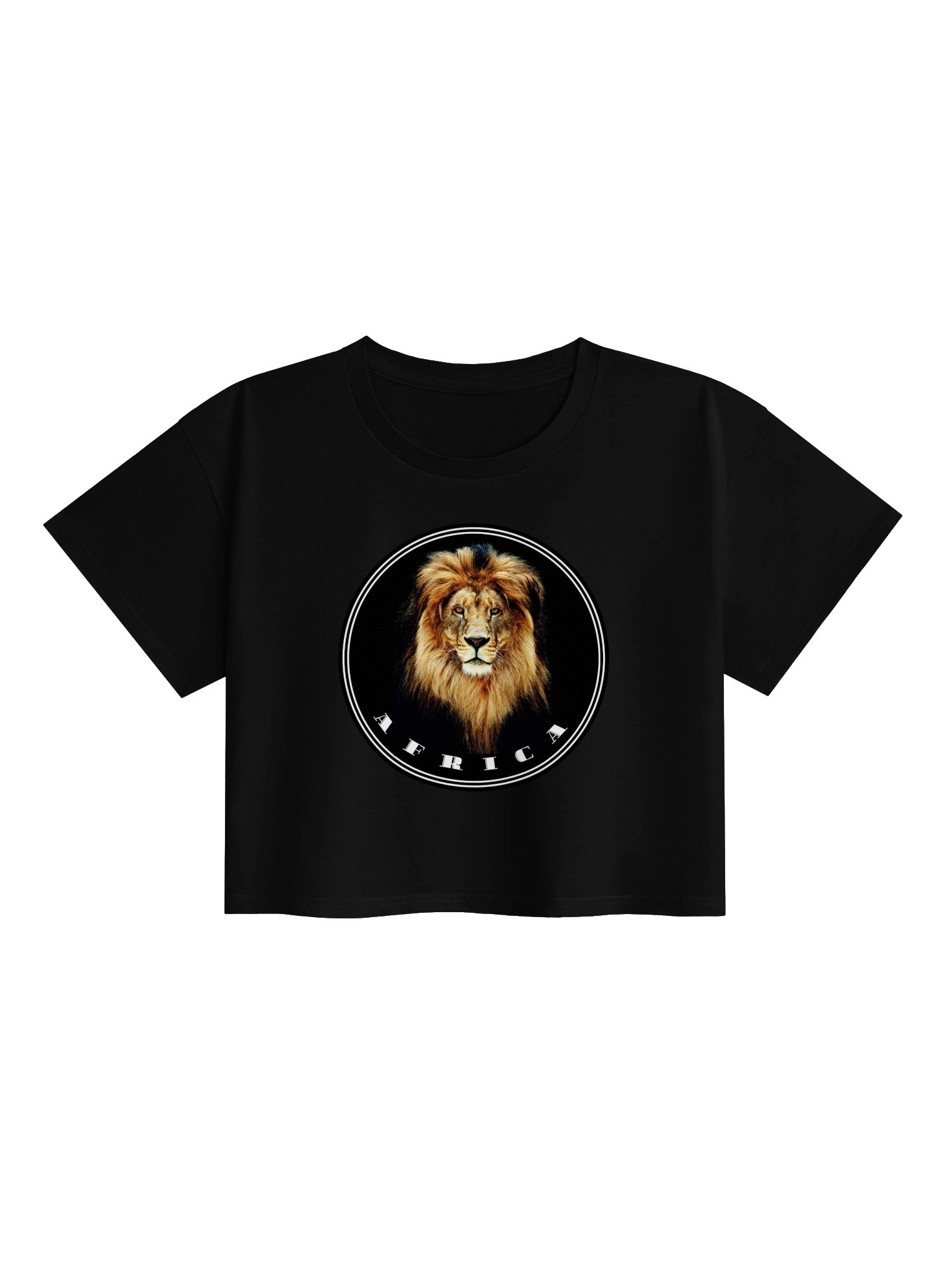 African Lion Emblem - Crop Top product image (1)