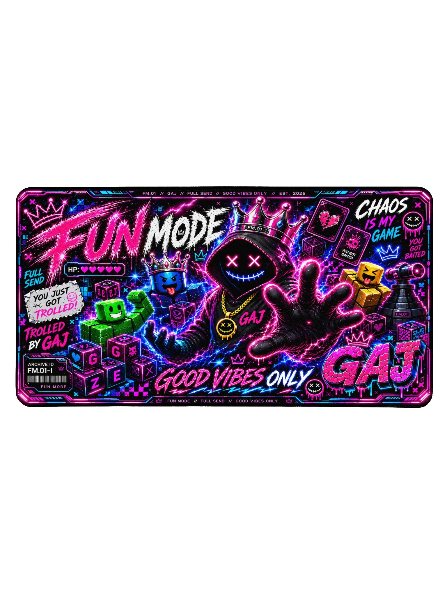 FUN MODE - Gaming Desk Mat product image (1)