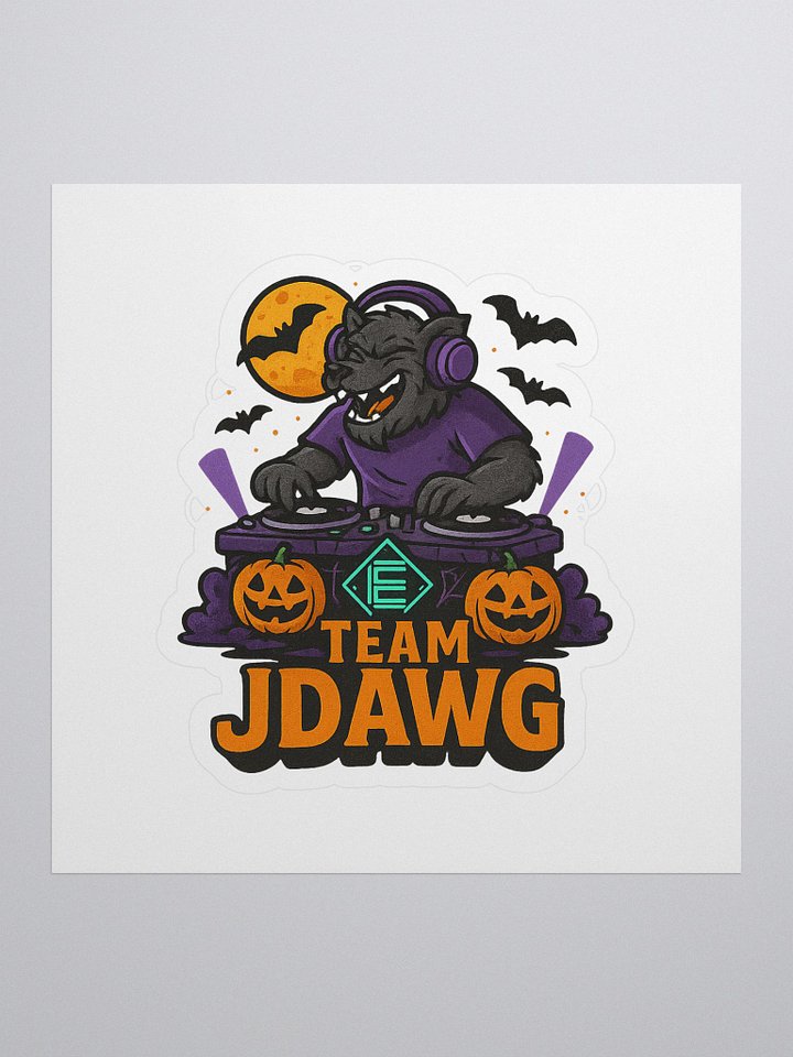 Team JDawg Kiss Cut Stickers product image (1)