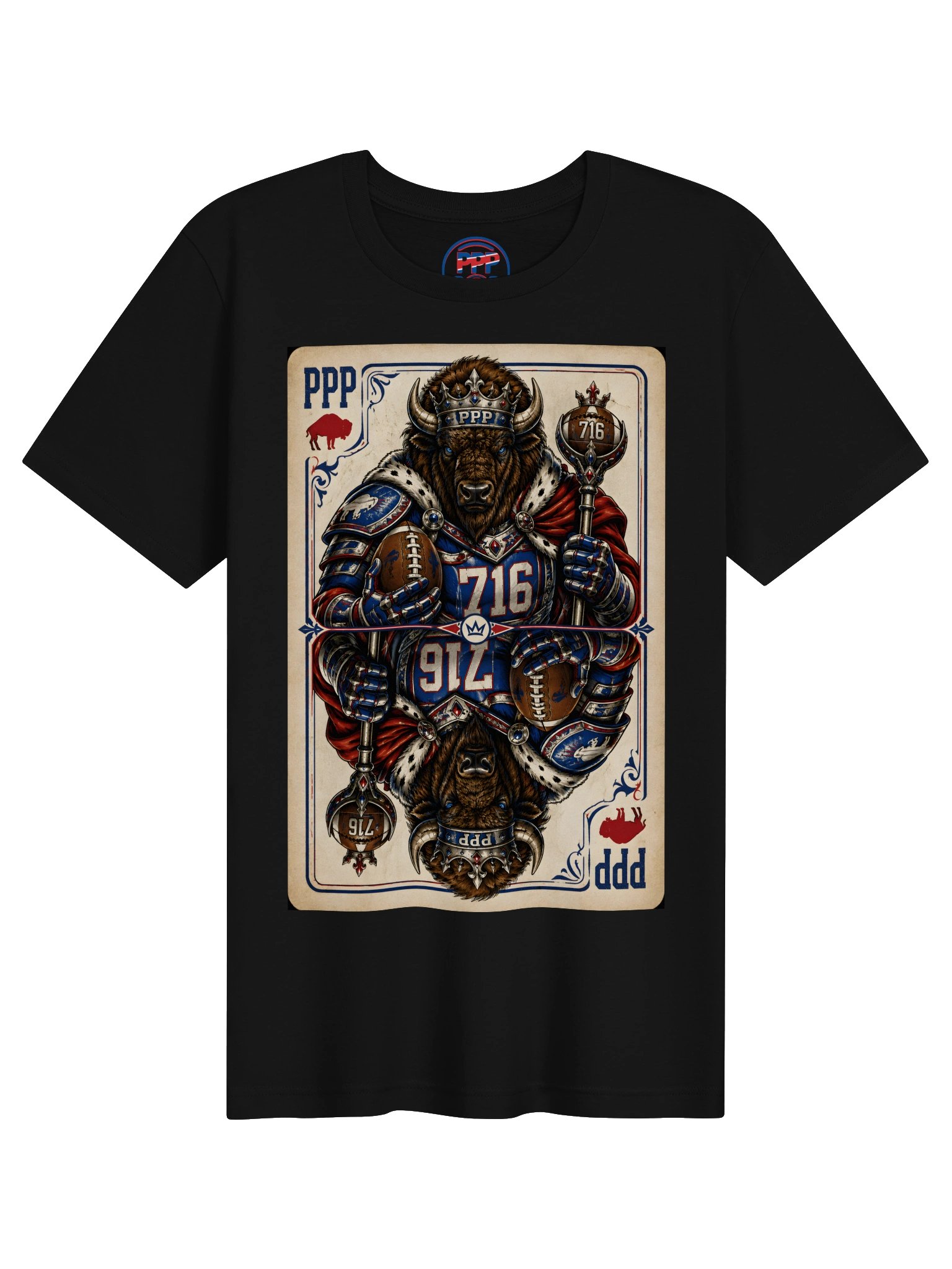 PPP Buffalo Royal Card Tee product image (5)