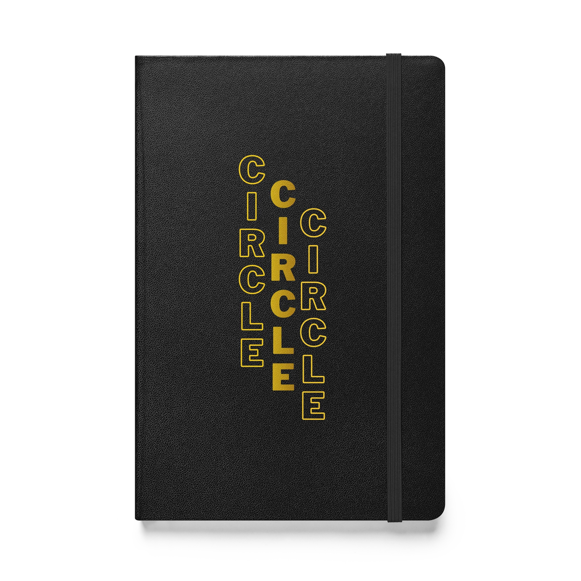 CIRCLE Gold Typography Hardcover Journal product image (1)