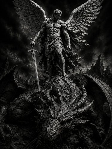 When darkness ruled the horizon, a heavenly warrior rose above the fallen dragon.
True victory is not the destruction of evil...