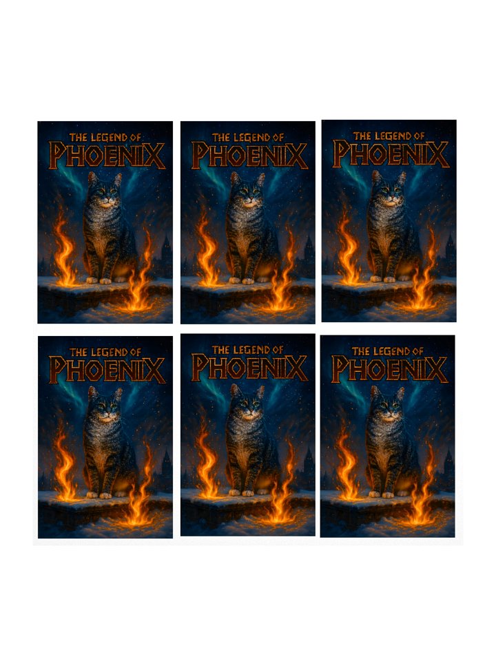 The Legend of Phoenix Official Album Cover Stickers product image (3)