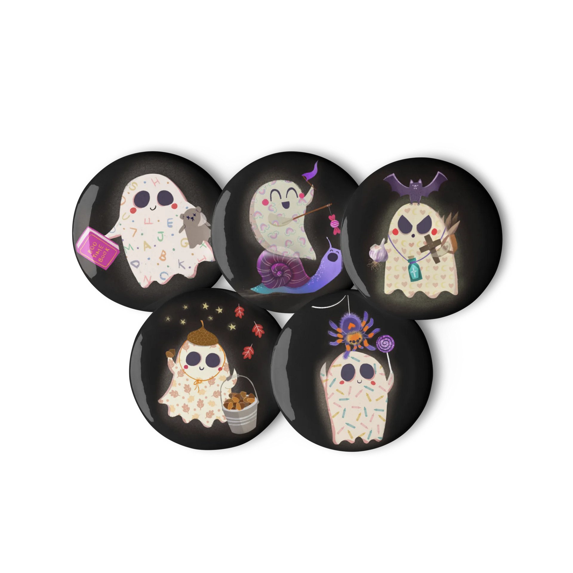 Little Ghost Pin Set #1 product image (1)