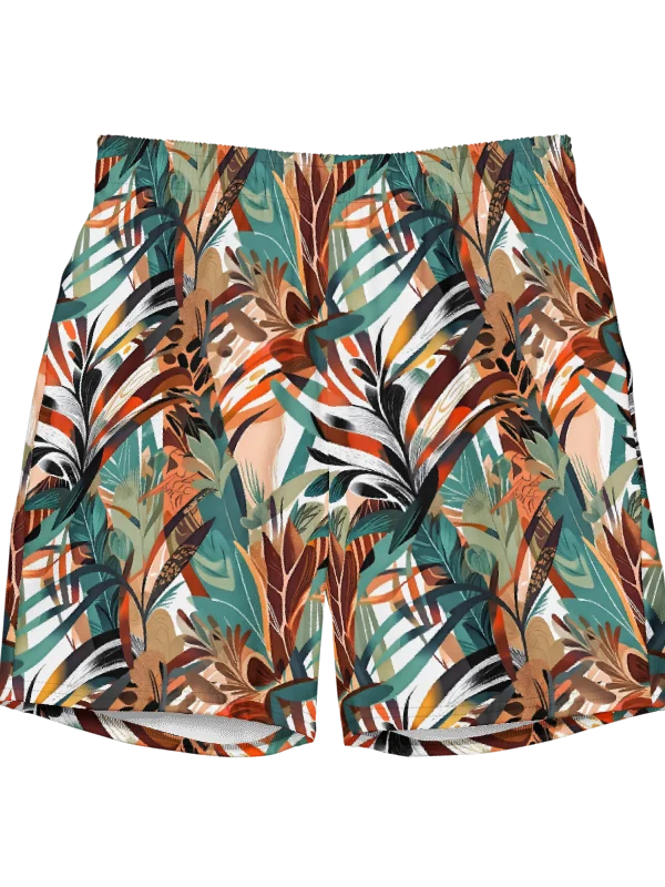 Men's Tropical Foliage Paradise Swim Trunks product image (1)