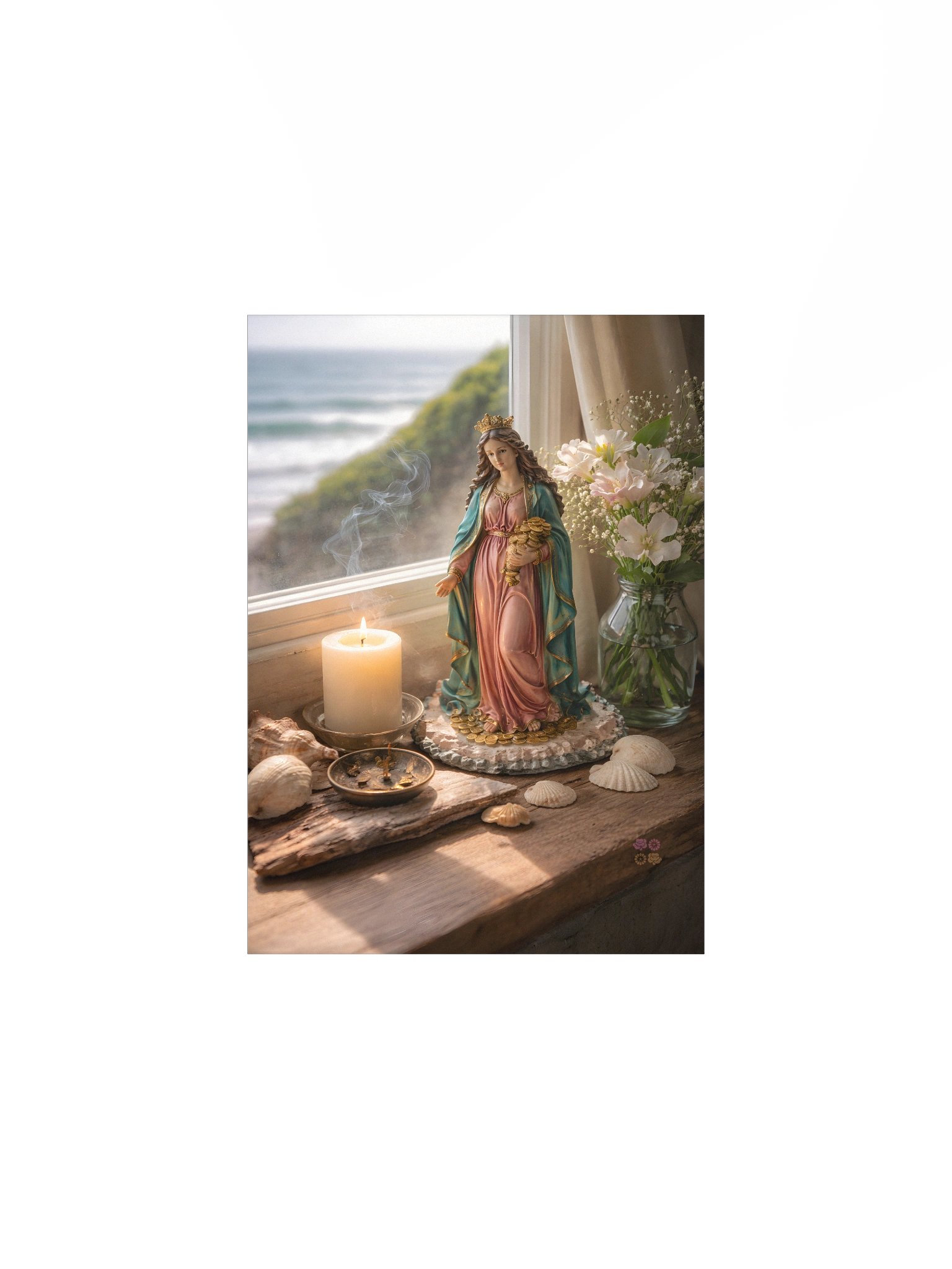 Goddess Fortuna Window View Mini-Poster product image (1)