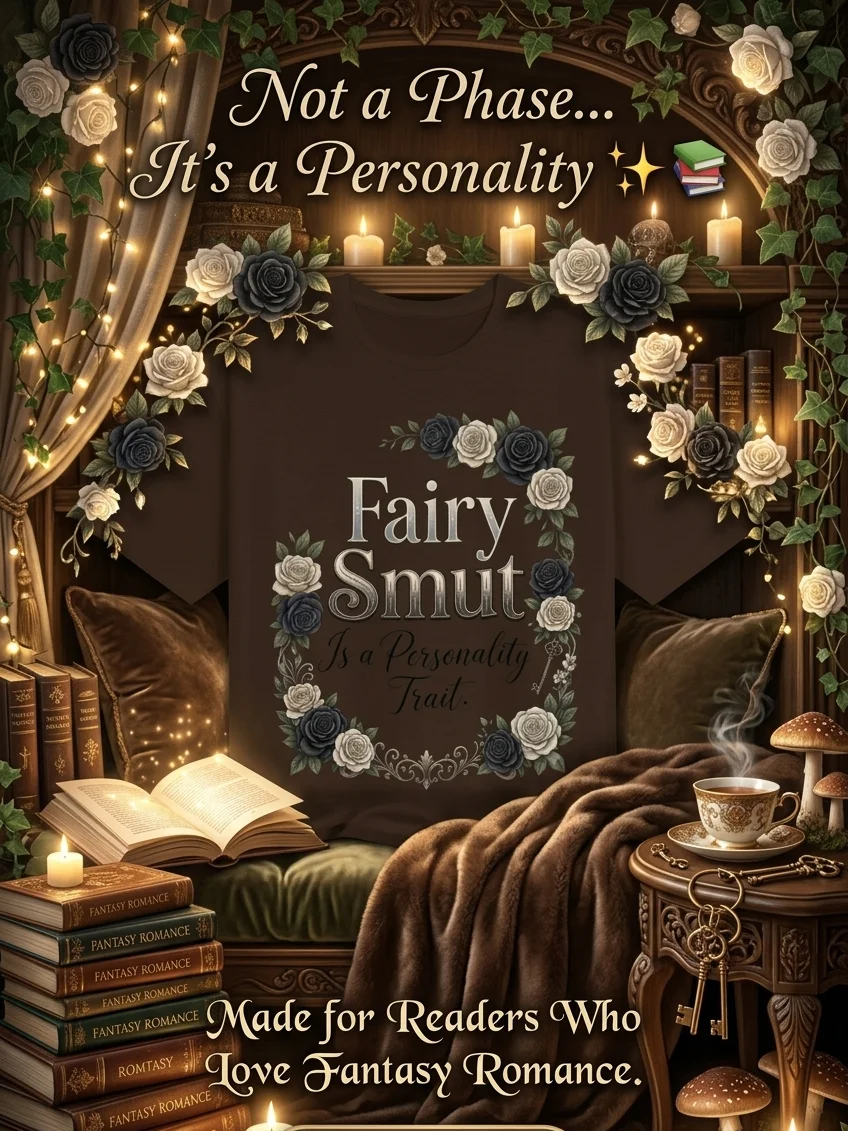 Fairy Smut Is a Personality Trait Spicy Romantasy T-Shirt for BookTok Girls product image (5)
