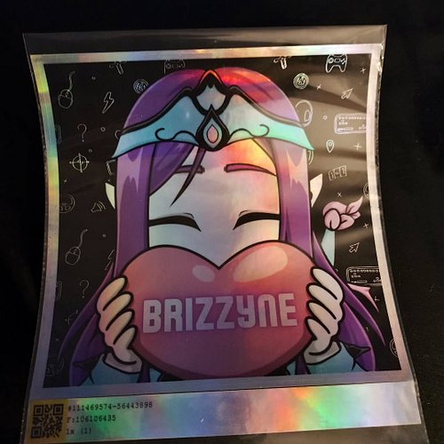 Oh wow!! Look how awesome our holographic sticker turned out!! links to Merch shop are on YouTube!!