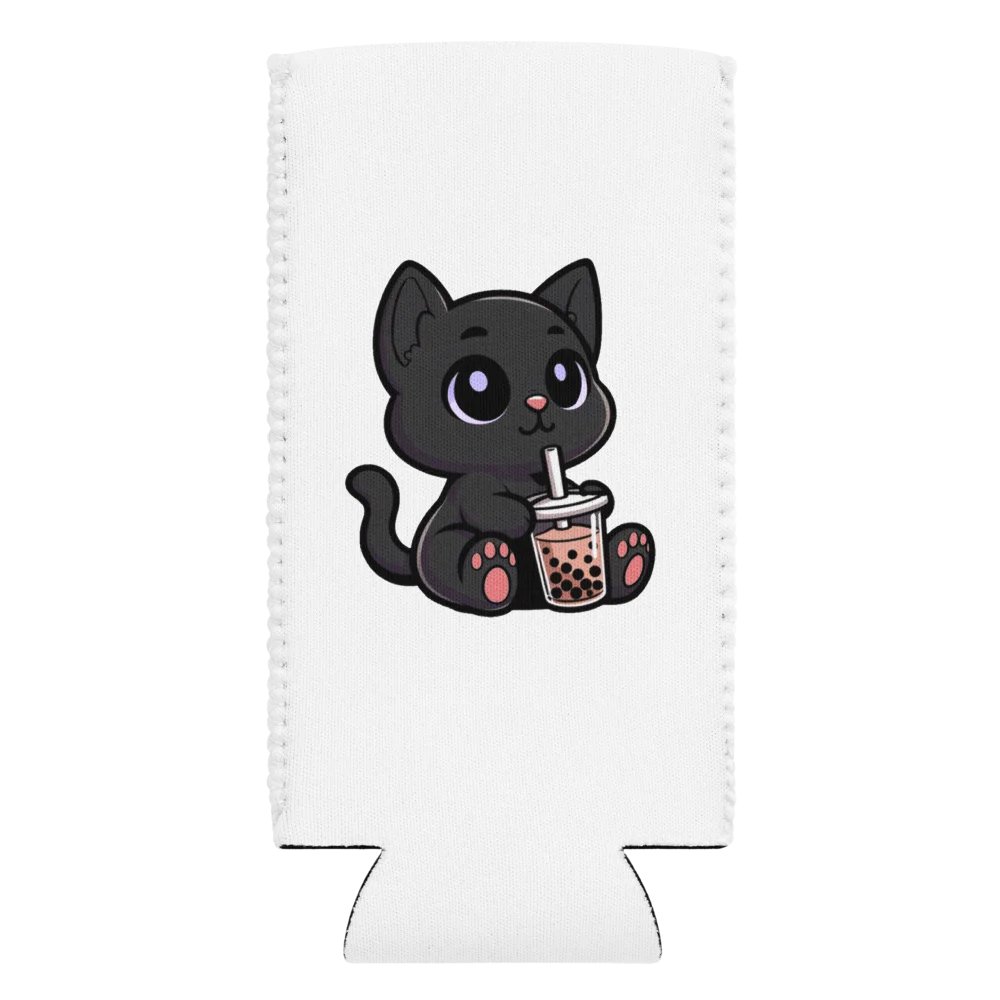 Bubble Tea Kitty Can Cooler product image (2)