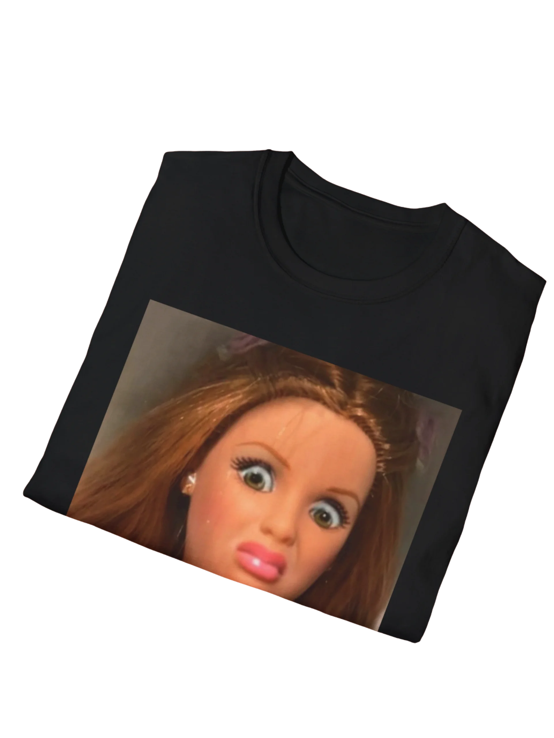 Disgusted Doll Barbie Face Troll Meme Shirt product image (3)