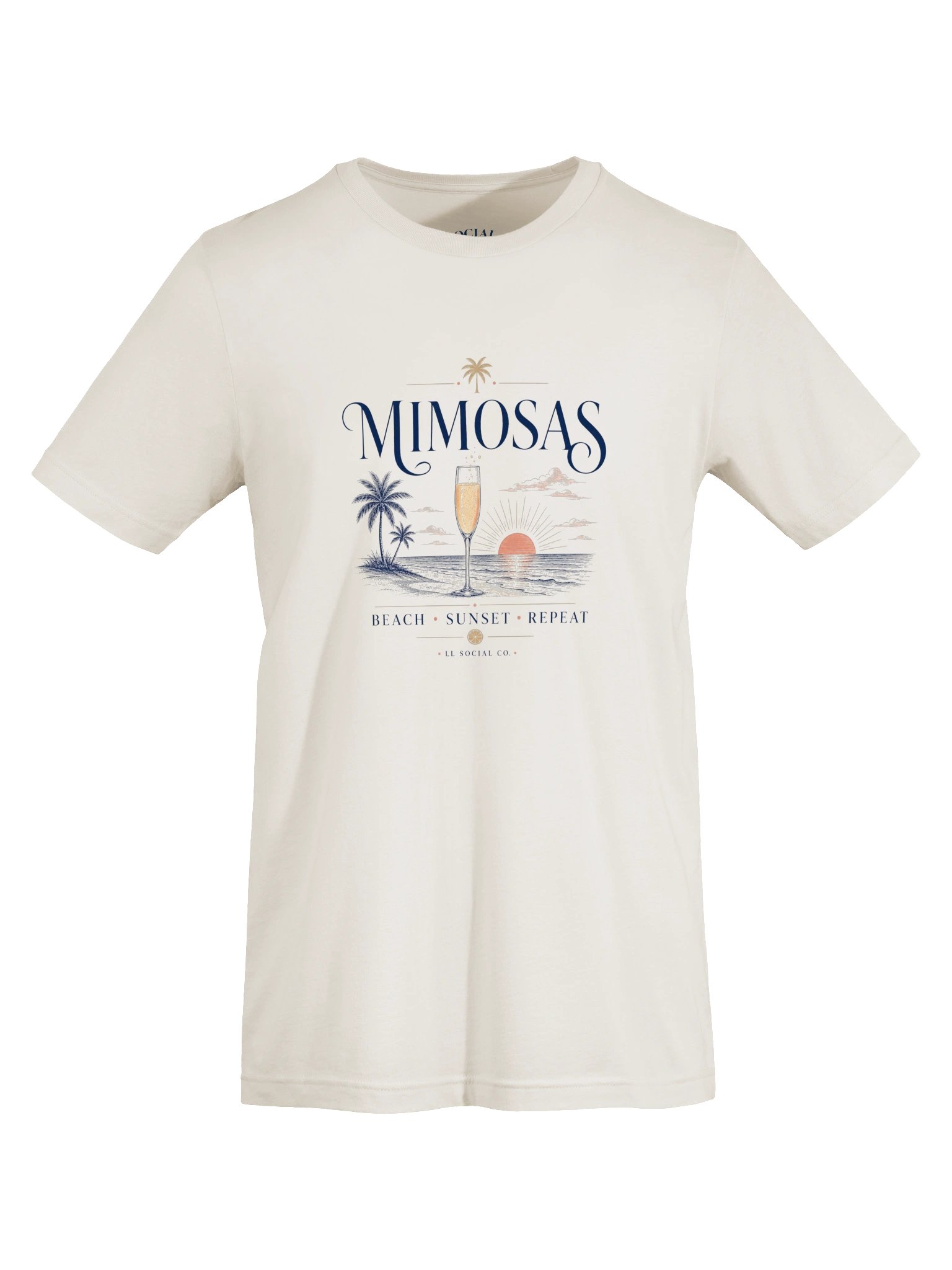 Mimosas Beach Sunset Repeat - Unisex Resort Tee product image (5)