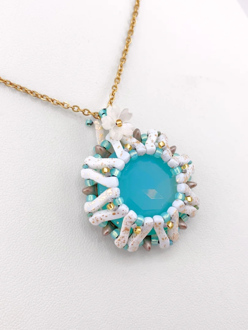 Balaton Blooms Pendant *ONLY* - Aqua product image (1)
