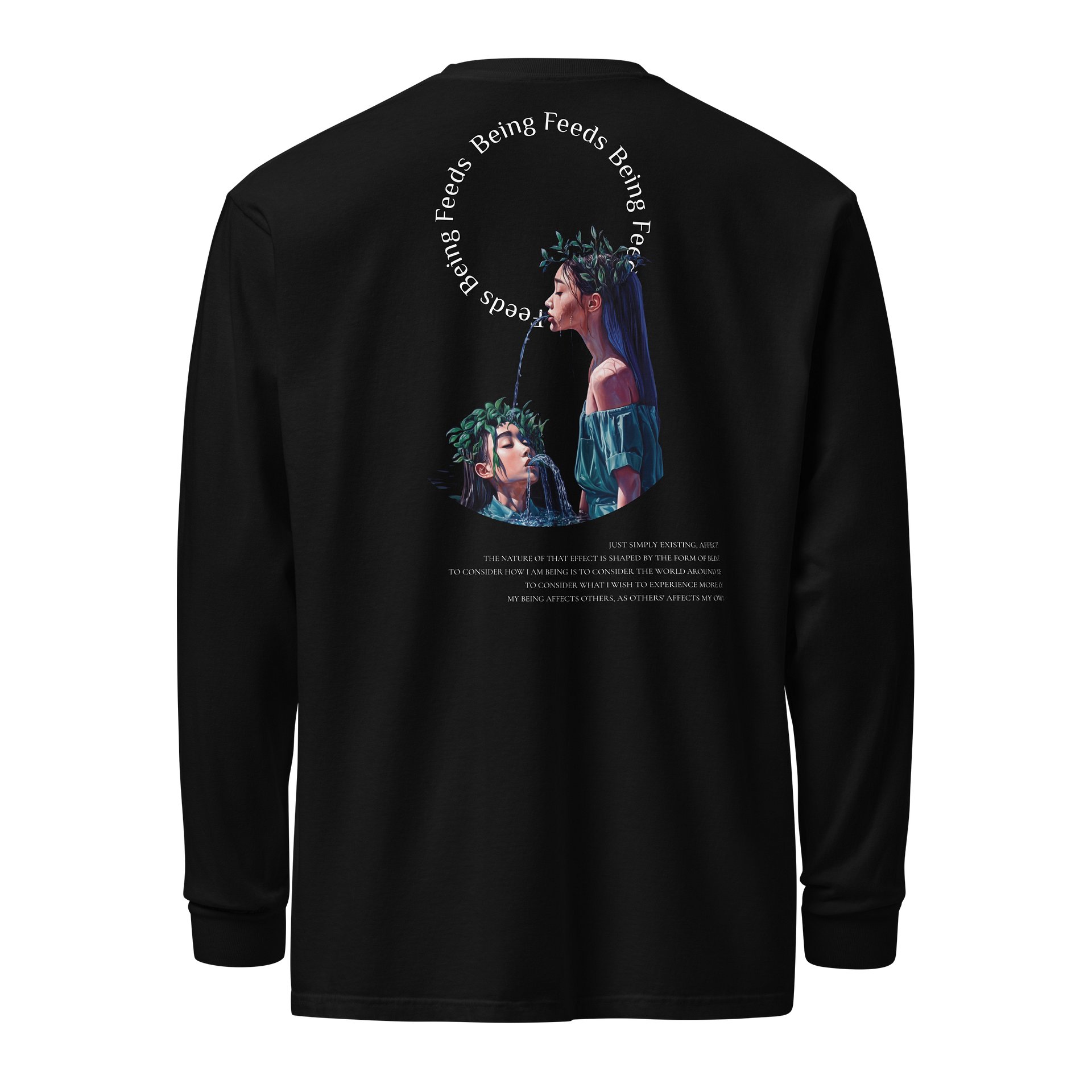BEING FEEDS BEING... //longsleeve shirt product image (1)