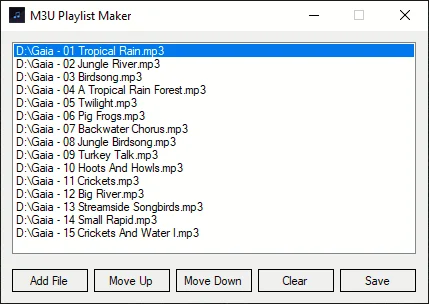M3U Playlist Maker - Make simple mixed media M3U playlists for any media player product image (1)