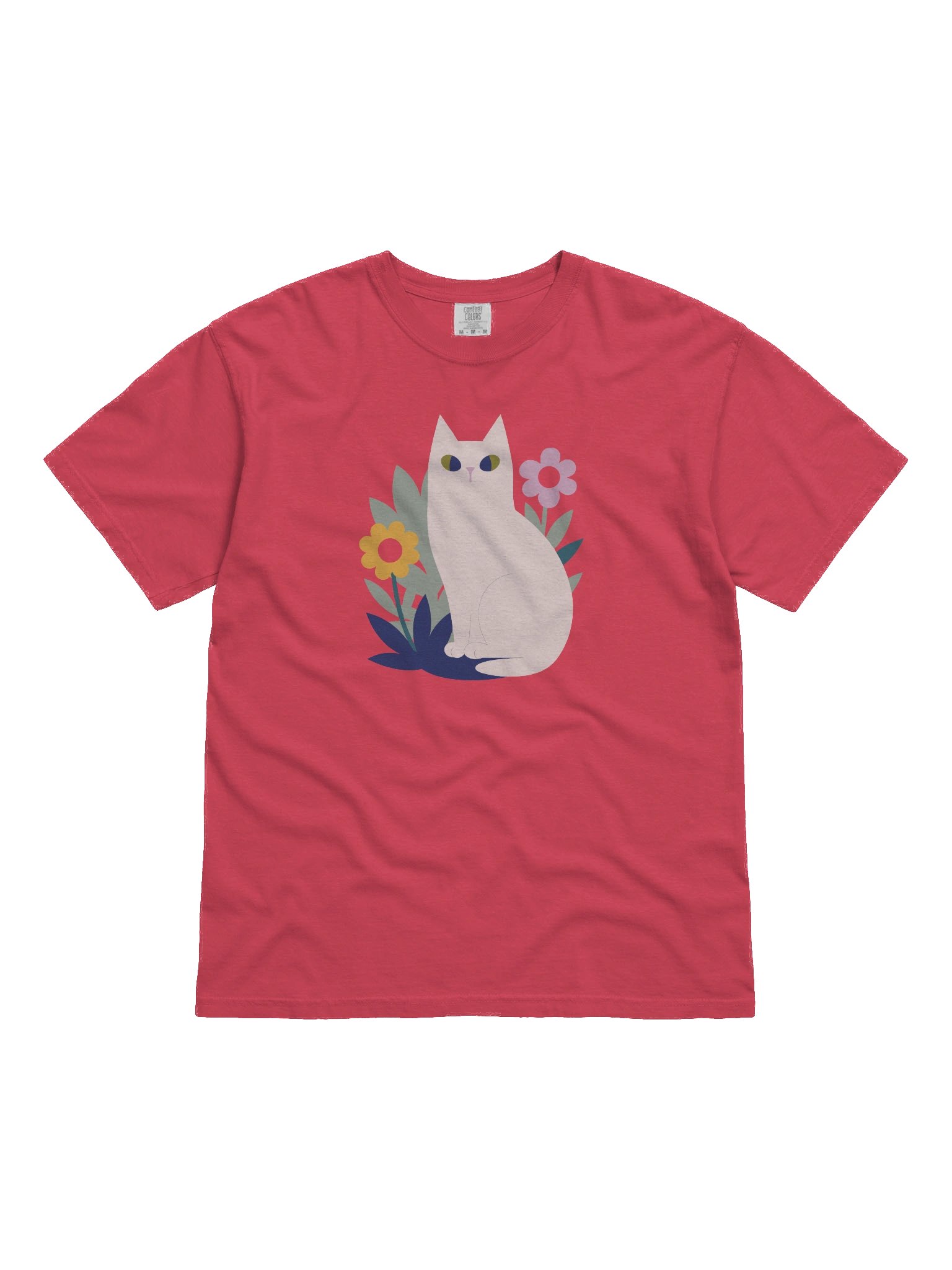 The Geometric Cat T-shirt product image (3)