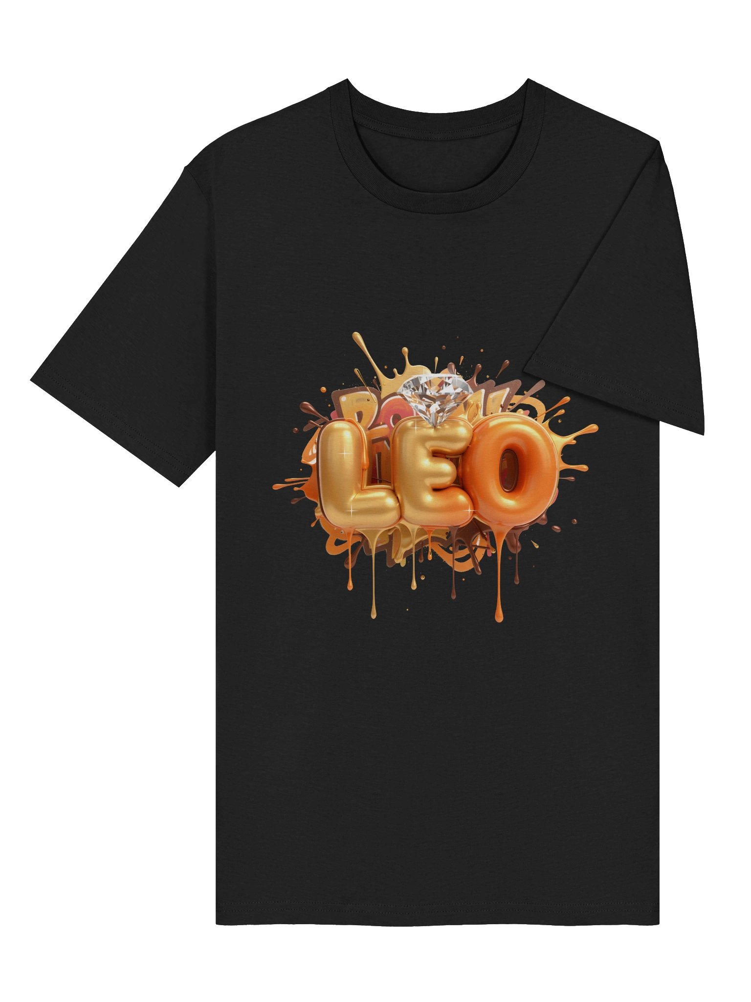 Leo Diamond Drip Graphic Tee product image (54)