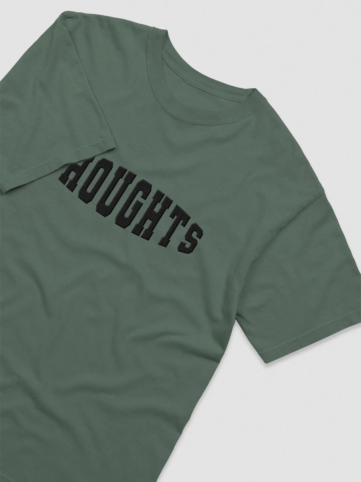 Thoughts T-Shirt Varsity Black Thread product image (2)
