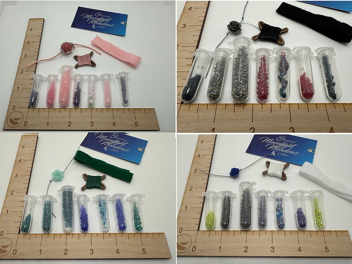 SUMMER 2025 NEW PALETTES Bead Kit 3D Infinity Rose S-Dragon Moonlight-Meadows Sarenadia Bead Beadwork Kit product image (1)