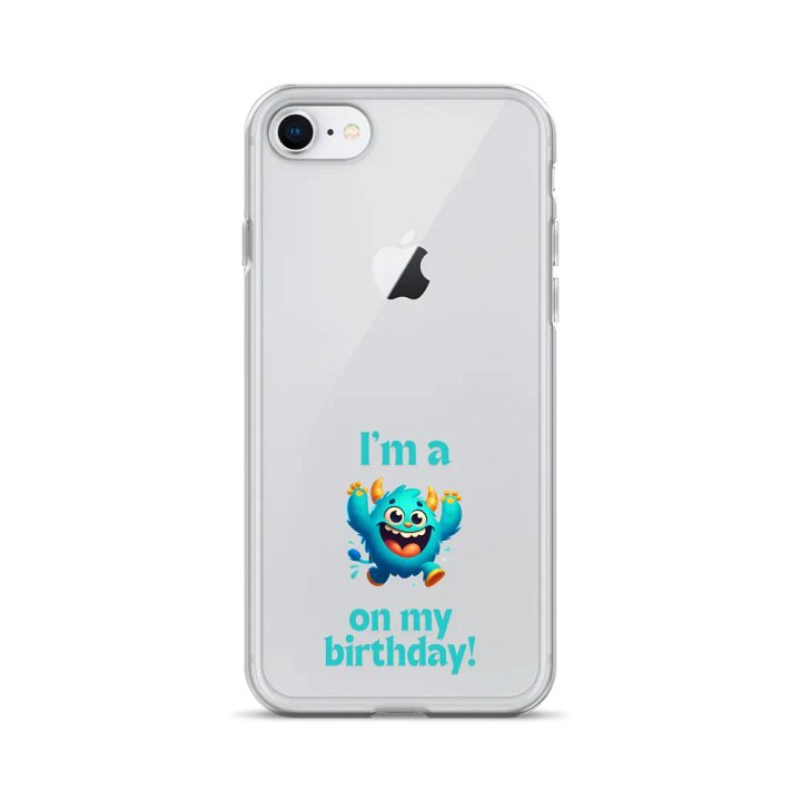 Birthday Monster Clear iPhone Case product image (24)