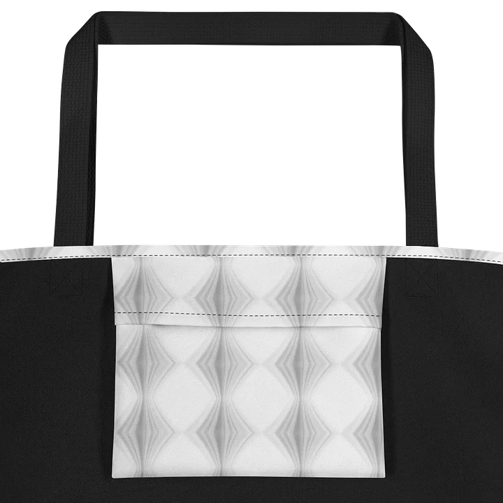 Diamond Pleats: 3D-Struktur-Handtasche Symmetry in Gray Tote Bag product image (2)