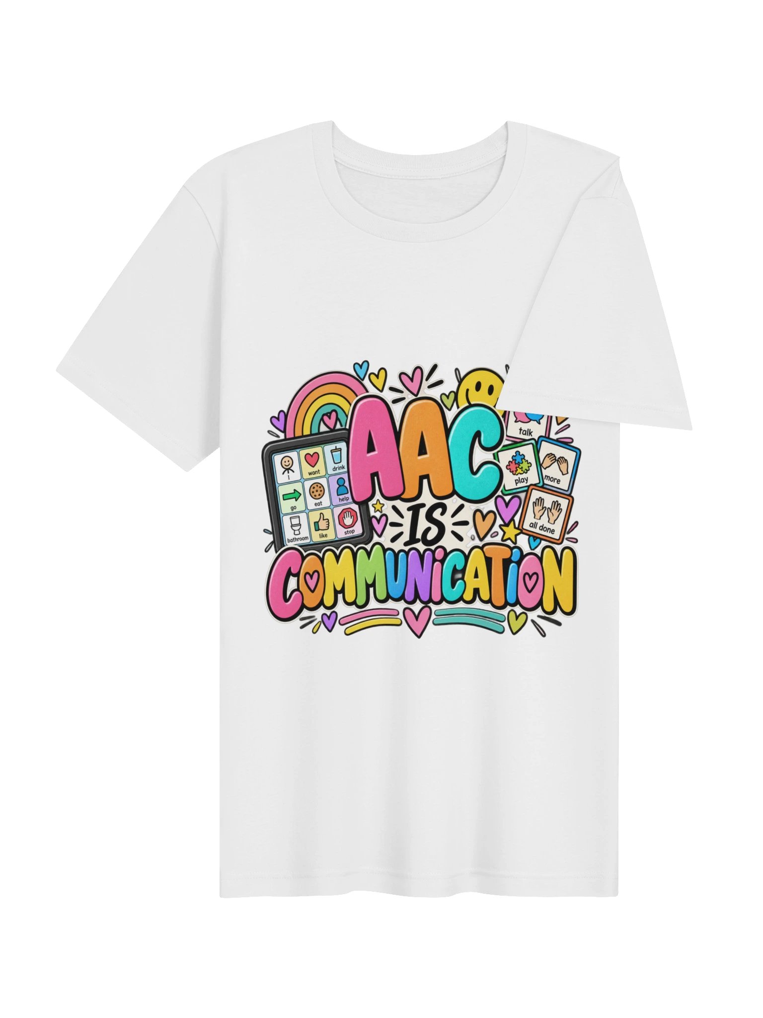 AAC Is Communication T-Shirt (POD Ready) product image (13)