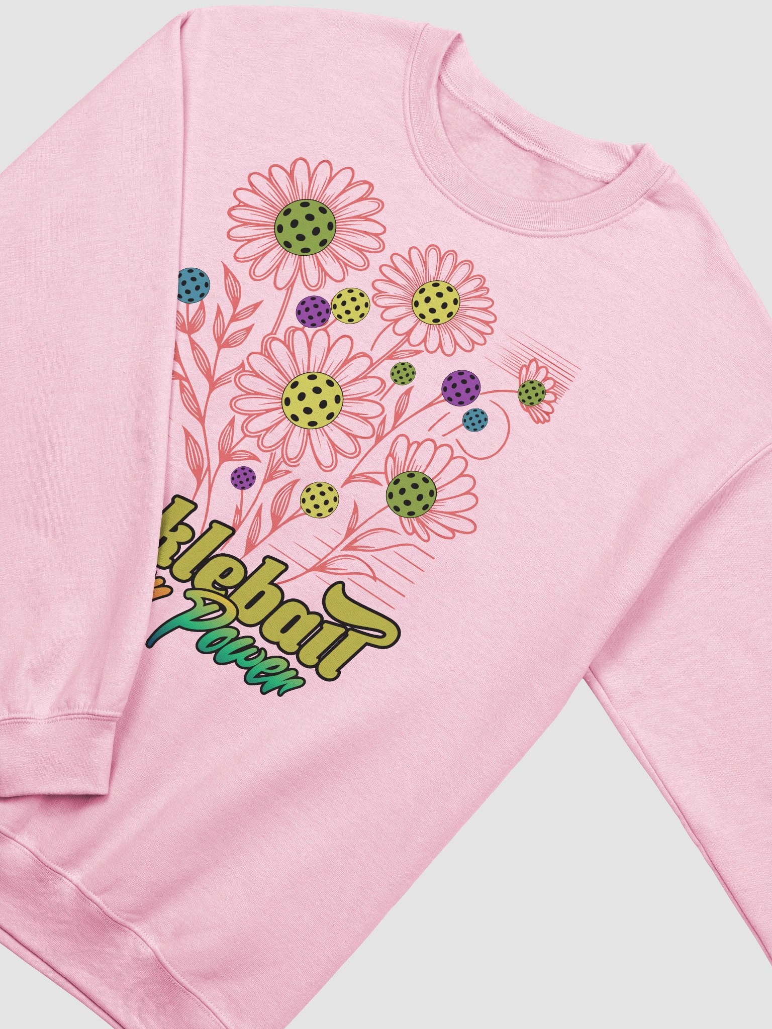 Pickleball Flower Power Sweatshirt product image (20)