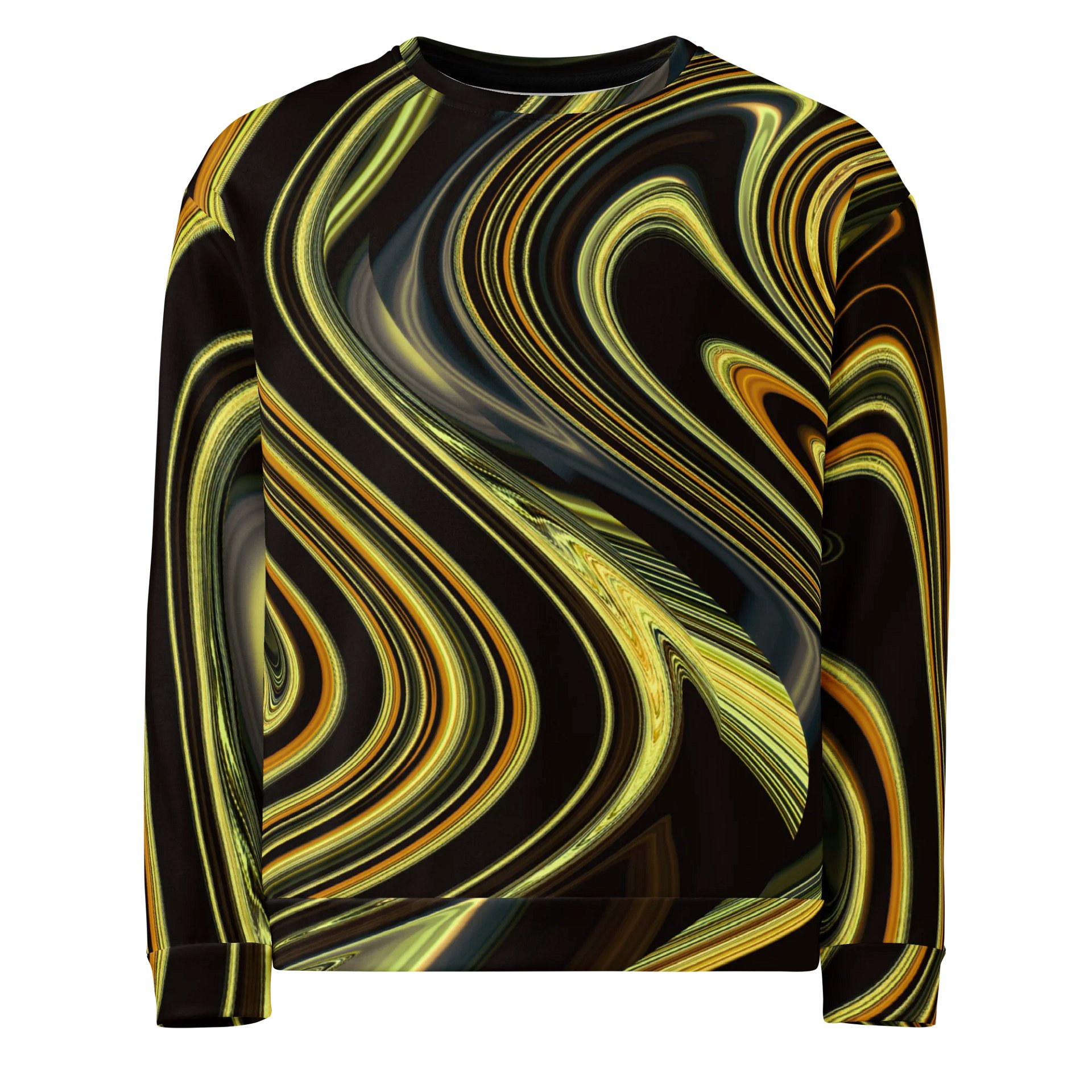 Golden Genesis Swirl | Recycled Sweatshirt product image (1)