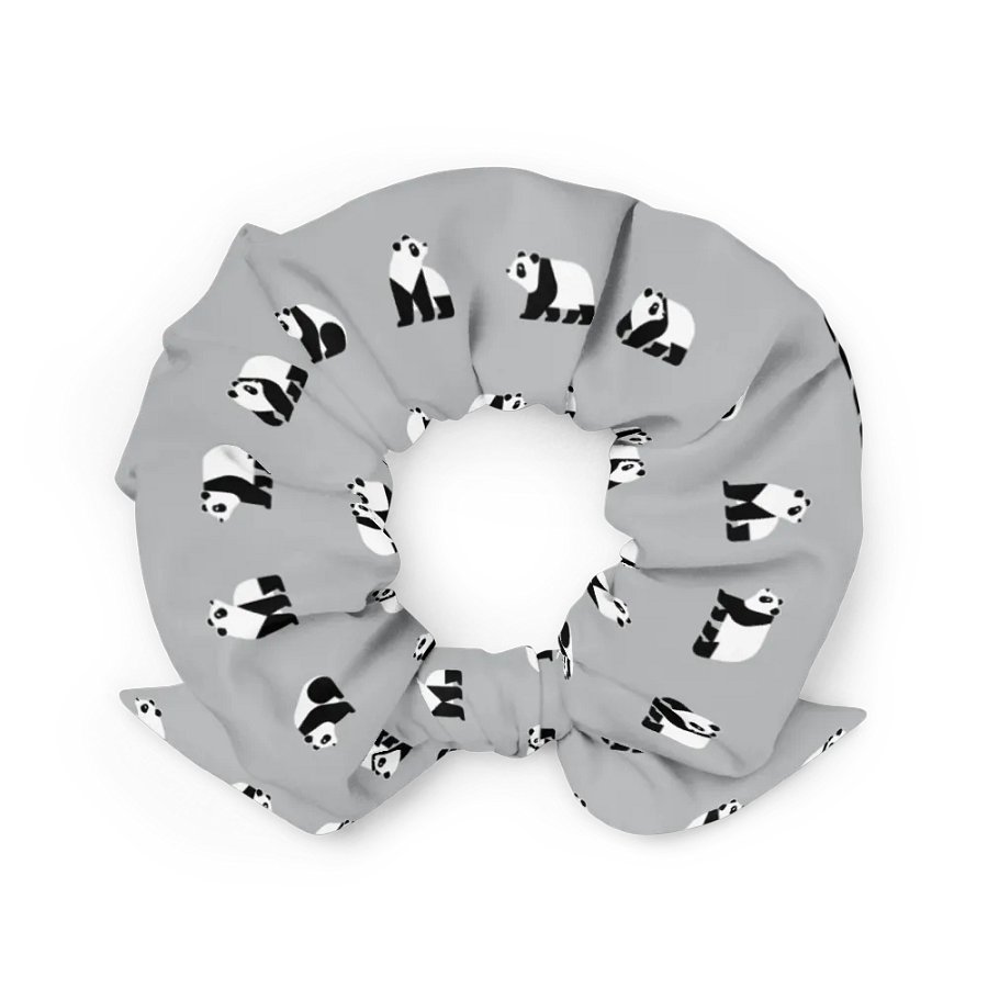 Panda Scrunchie (Gray) Image 1