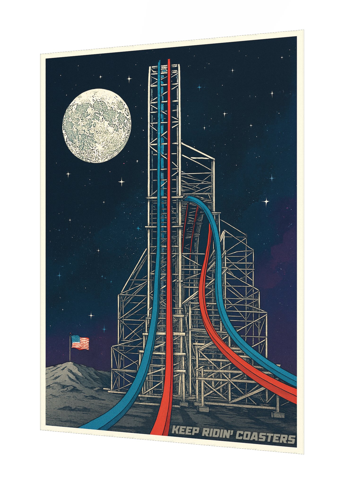 AF1 - Keep Ridin' Coasters 18x24 Inch Poster product image (2)