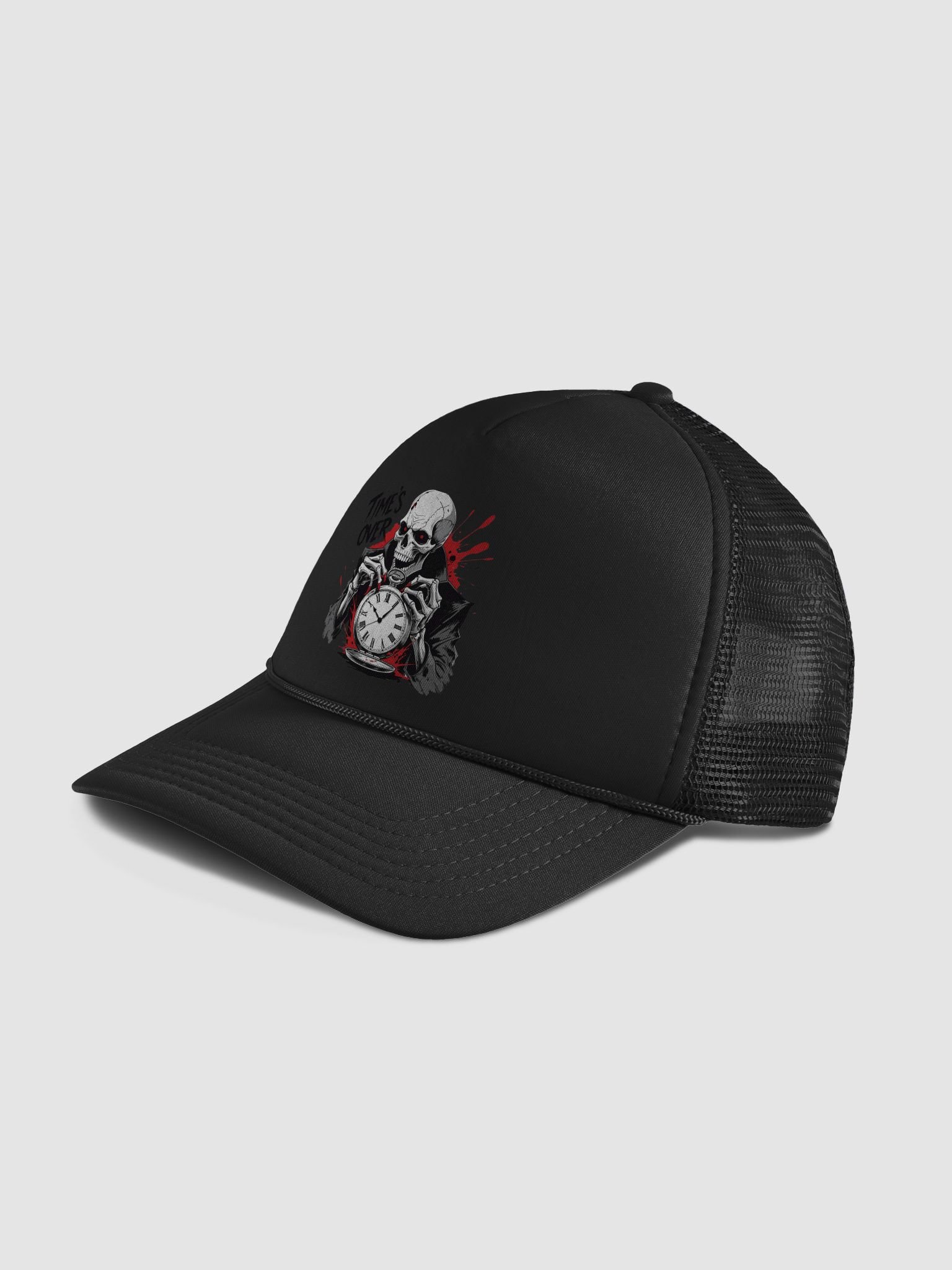 Ink Horror Art - Death With Clock - CAP product image (4)