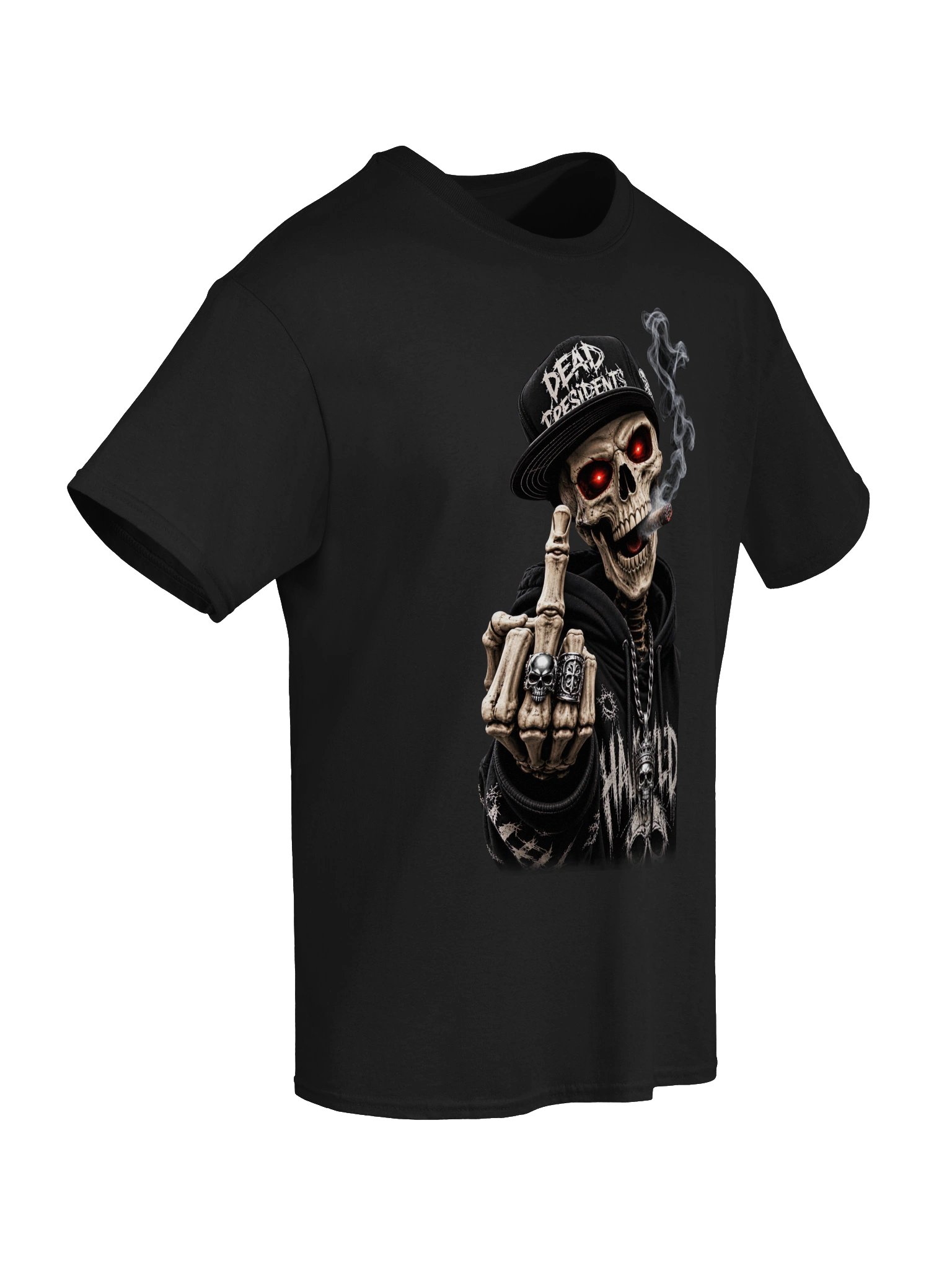 "Dead Presidents" Skeleton Graphic Heavyweight Tee product image (6)