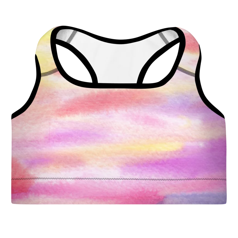 Sunset Dreams Padded Sports Bra product image (3)