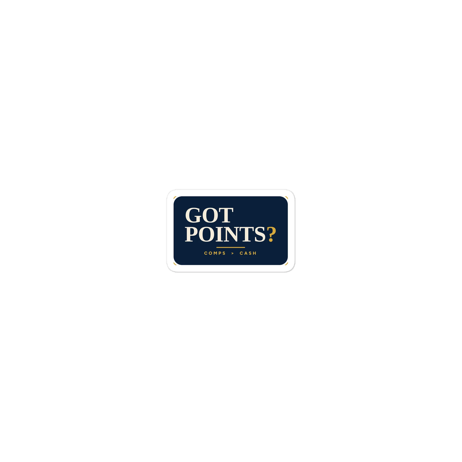 Got Points? Sticker product image (2)