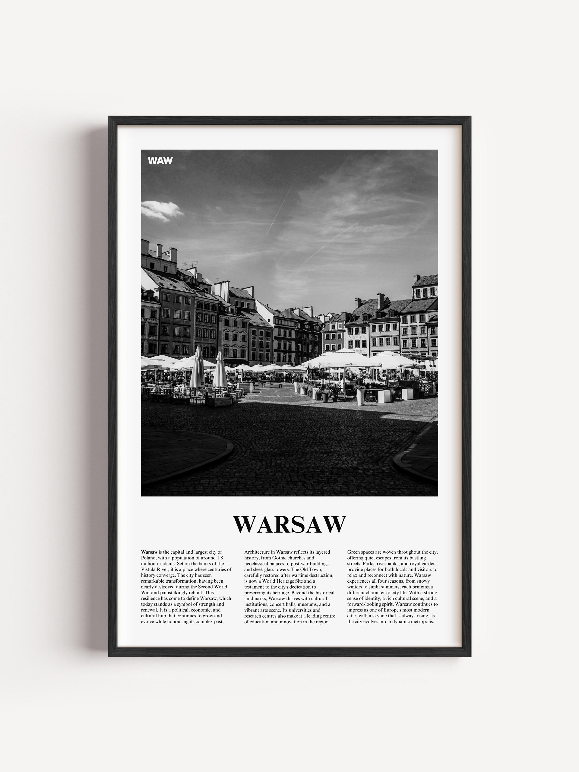 Warsaw 03 Newspaper Poster product image (1)